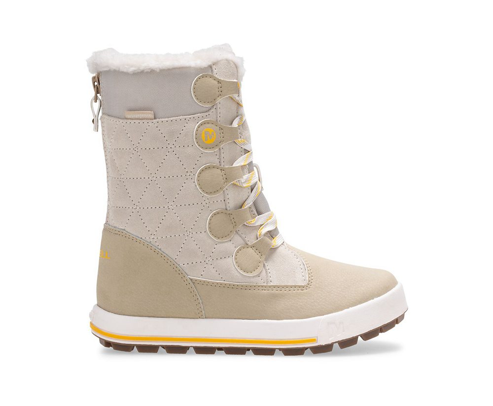 Botas Criança - Merrell Heidi Waterproof - Bege - BSL897451